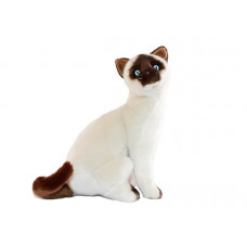 Siamese Plush Cat Sitting 36cm